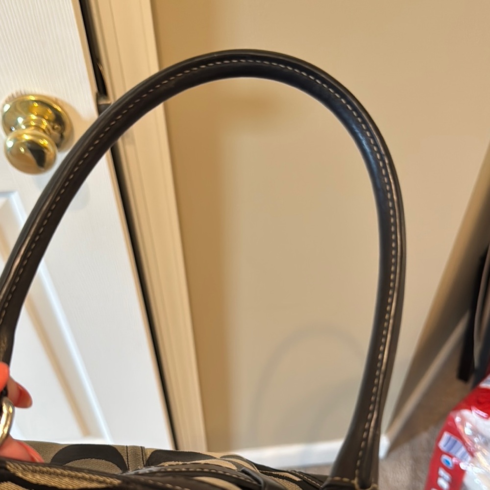 Coach Black and Gray Shoulder Bag - Picture 8 of 8